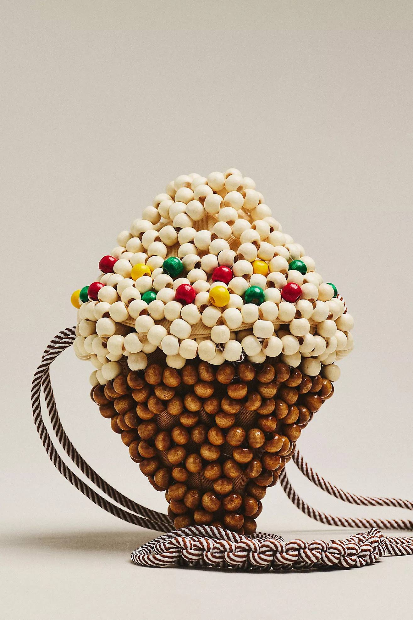 ALÉMAIS Wood Bead Gelato Mini Bag | Anthropologie (US)