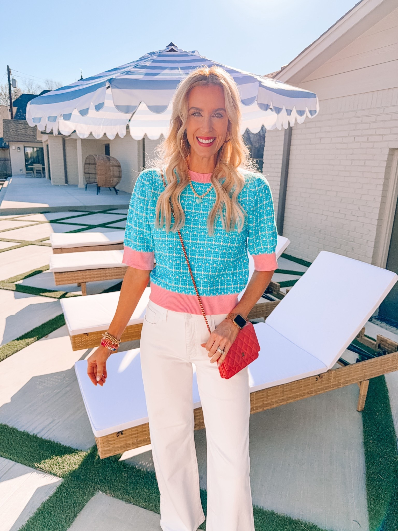 The prettiest short sleeve sweater for Spring! 

White denim / Avara / Classic Style / Spring outfit 

#LTKgrwm #LTKootd