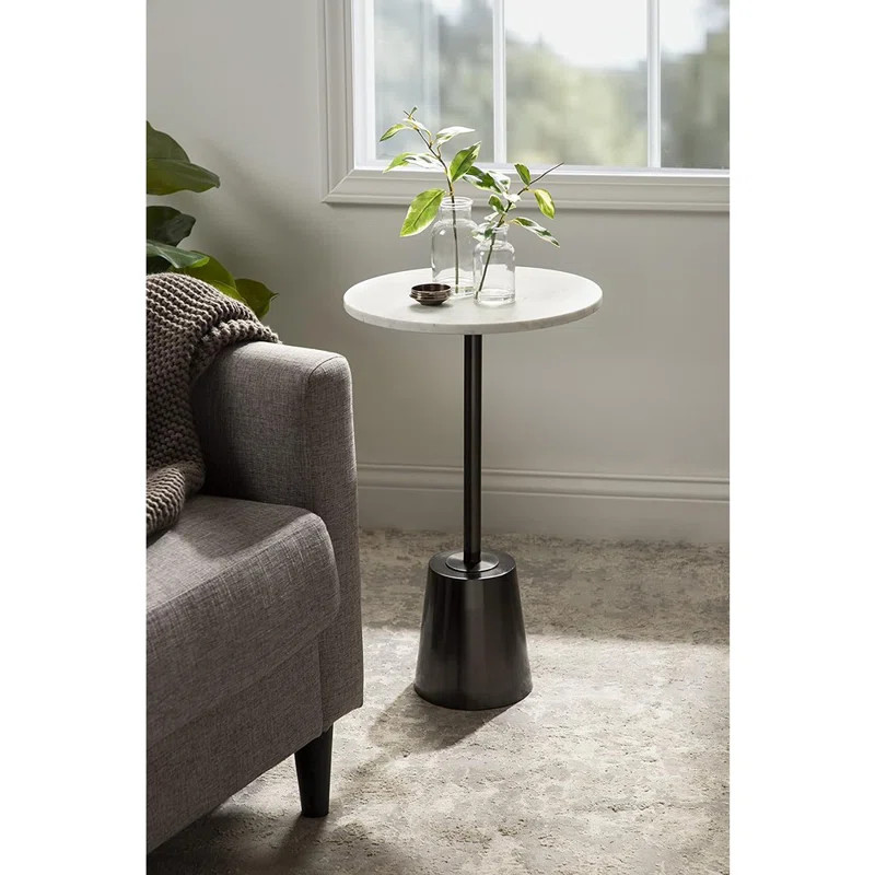 Cemil Marble Top End Table | Wayfair North America