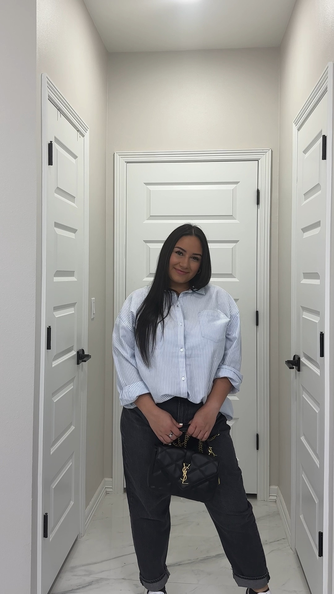 Top: Large
Pants: 14

#LTKgrwm #LTKMidsize #LTKootd