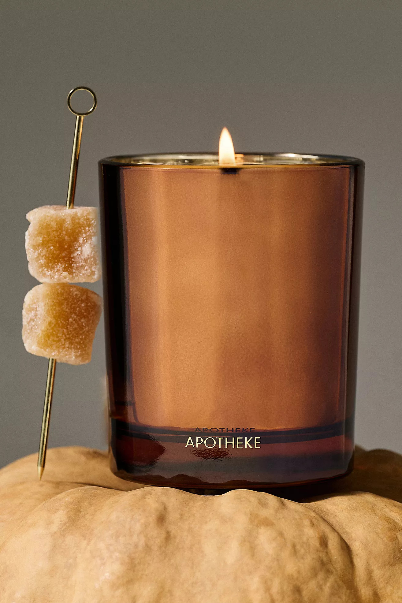 Apotheke Gourmand Pumpkin Ginger Boxed Glass Candle | Anthropologie (US)