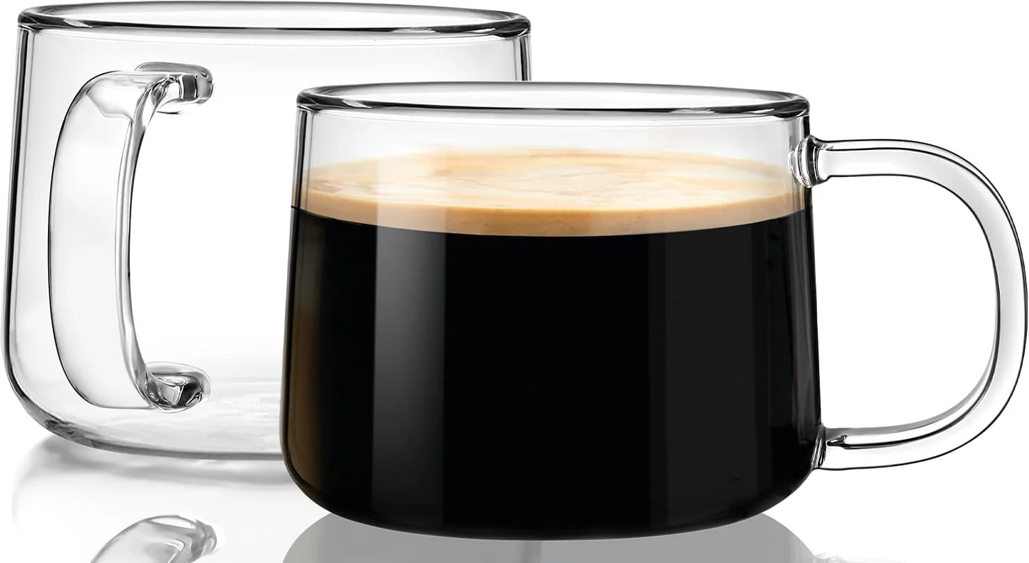 Innotech SC Espresso Cups Set of 2, 4.3oz Espresso Shots Cup, High Borosilicate Glass Espresso Cu... | Walmart (US)