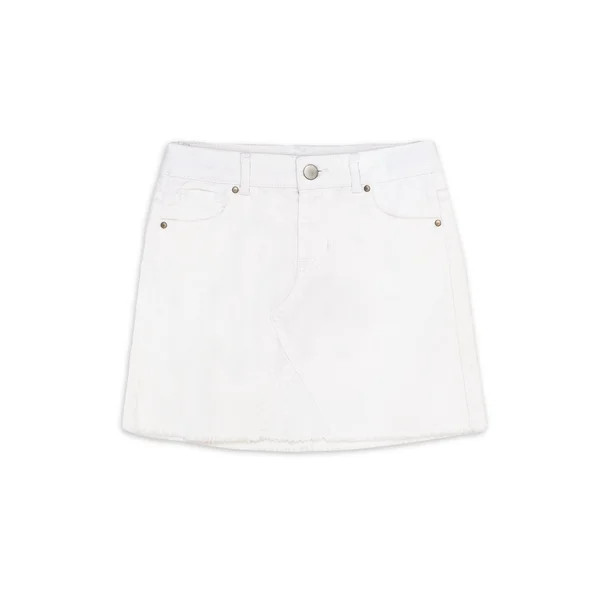 Wonder Nation Girls Denim Skirt, Sizes 4-18 & Plus - Walmart.com | Walmart (US)