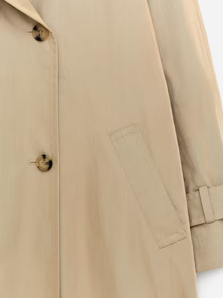 Trenchcoat mit Tuch – Beige – Damen – ARKET DE | Arket EU