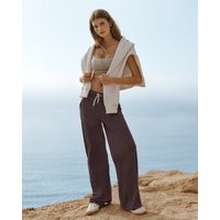 Vuori Halo Essential Wideleg Pants | Java Heather | Small | Vuori Clothing (US & Canada)