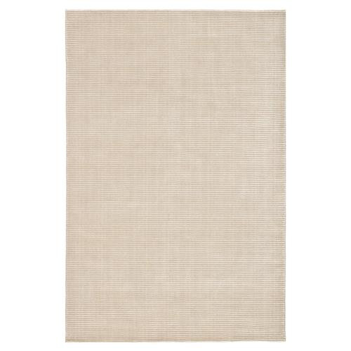 Jaipur Living Basis Modern Classic White Wool Sollid Rug - 8'x10' | Kathy Kuo Home