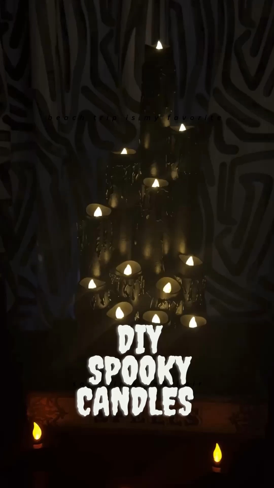 Here are my thoughts:
1. VERY cost effective. Maybe $10 with tax for my friend and I to make ours. 
2. Difficulty level: fairly easy. The hardest part was lining up and then putting the tape into the tubes. 
3. If you don’t store it properly it definitely won’t make it til next Halloween because it is not sturdy. But hey it’s also $10!!! 
4. Is it worth it?! I’m gonna go with yeah because it looks so good, it was cheap and a fun activity to do with my friend! 
Linked the candles on my Amazon storefront - link in bio. 

Would you try it for a girl’s day craft day? 💀👻🎃 

#LTKVideo #LTKHome #LTKFindsUnder50