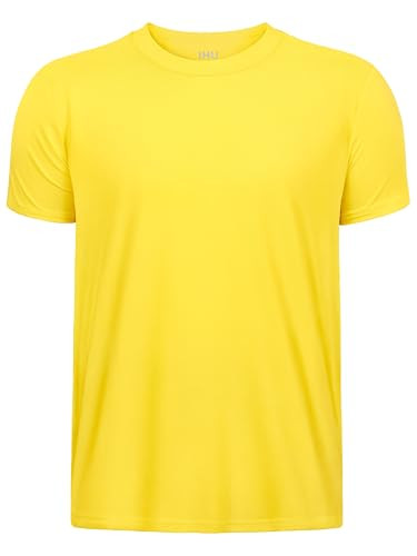 Boys Neon Shirts Dry Fit Athletic T Shirts UPF 50+ Performance Cooling Shirt Short Sleeve Rash Gu... | Amazon (US)