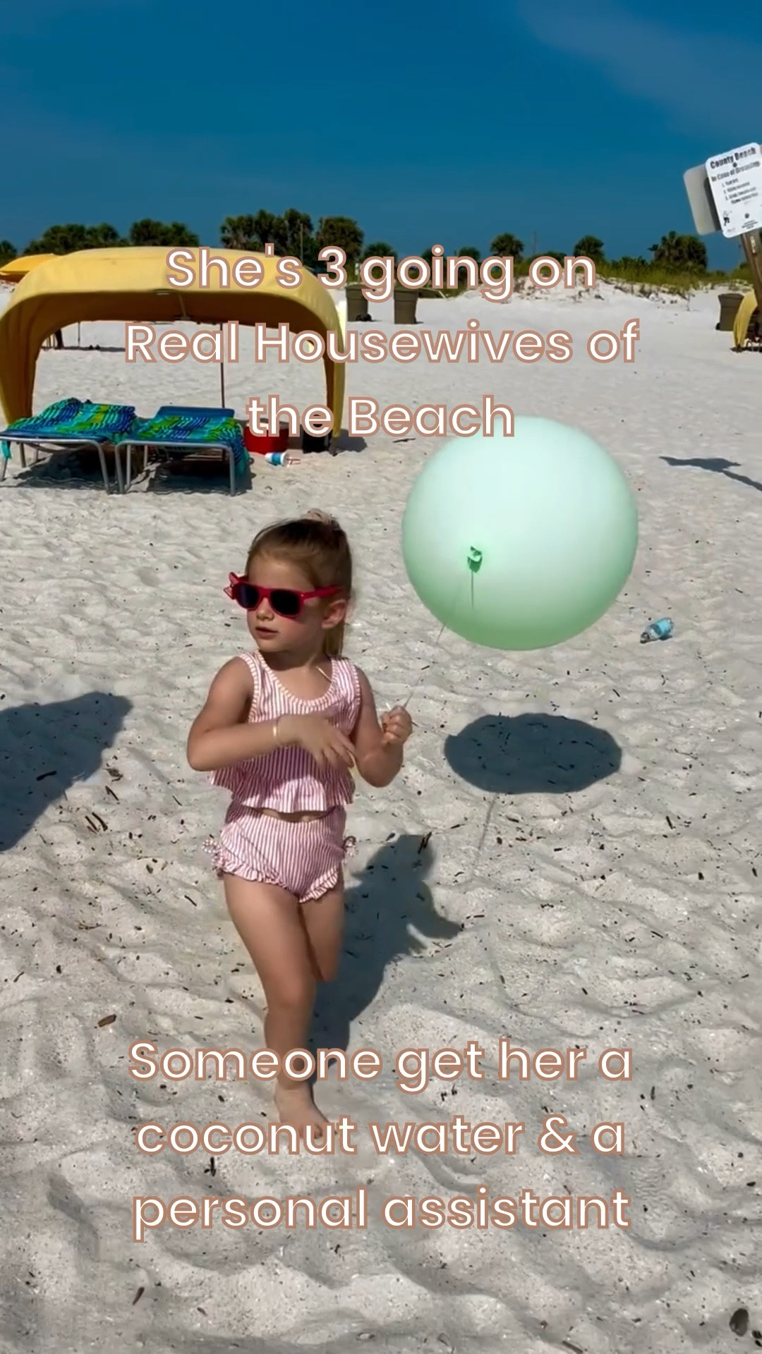 She dressed herself, demanded accessories, and made the beach her runway. Fits true to size wearing 3t.
.
I just came for the fresh air—she came to slay.

#LTKSwim #LTKSummerEdit #LTKKids