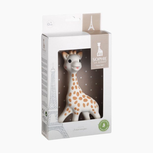 Vulli Sophie the Giraffe Teether Size 9.8"" x 5.5"" x 1.8"" | 100% Natural | Babylist