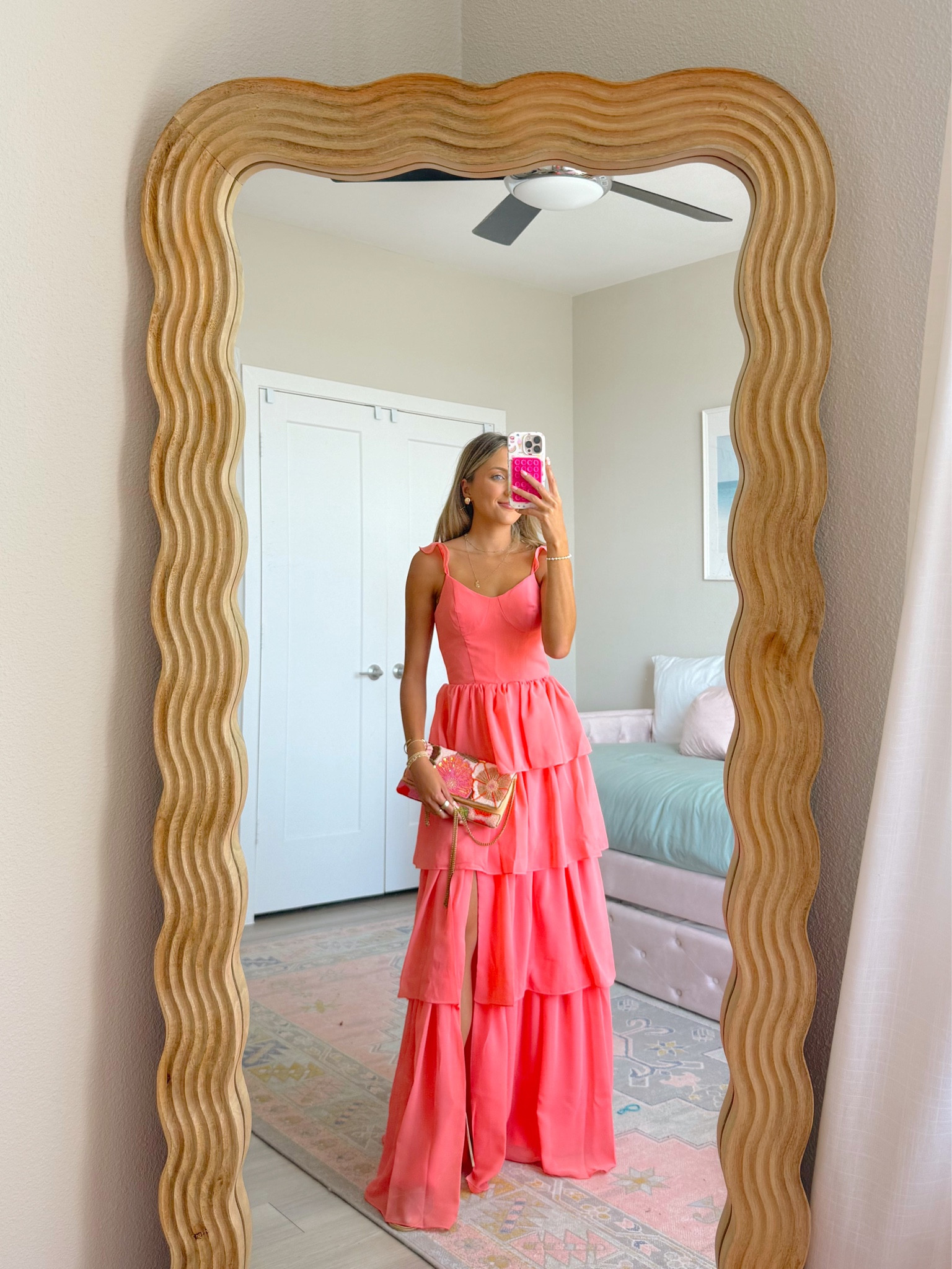 spring wedding guest dress from Amazon! worth the two week shipping and is the perfect black tie wedding guest / bridesmaid dress 💕💍 wearing smallest size and am 5’3 for reference 

#LTKWedding