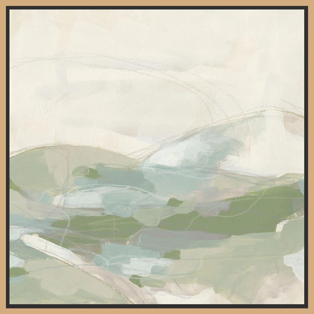 Orren Ellis Moss Vale I - Floater Frame Painting on Canvas | Wayfair | Wayfair North America