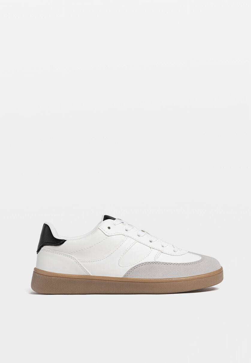 Casual retro trainers - Women's Trainers | Stradivarius United Kingdom | Stradivarius (UK)