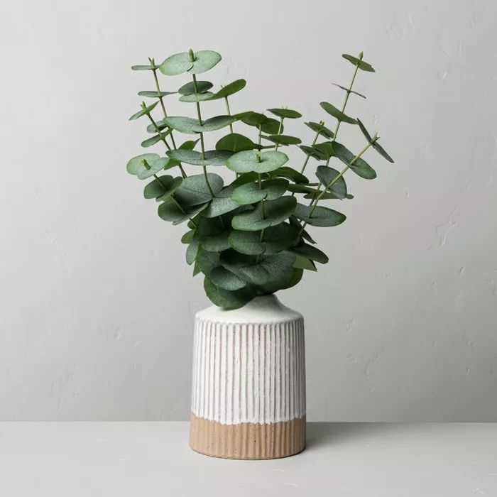 Faux Eucalyptus Arrangement - Hearth &#38; Hand&#8482; with Magnolia | Target