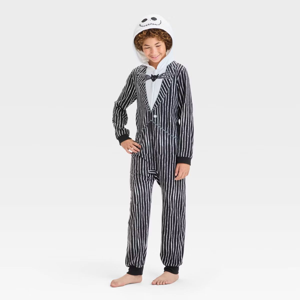 Kids' The Nightmare Before Christmas Jack Skellington Halloween Matching Family Union Suit - Blac... | Target