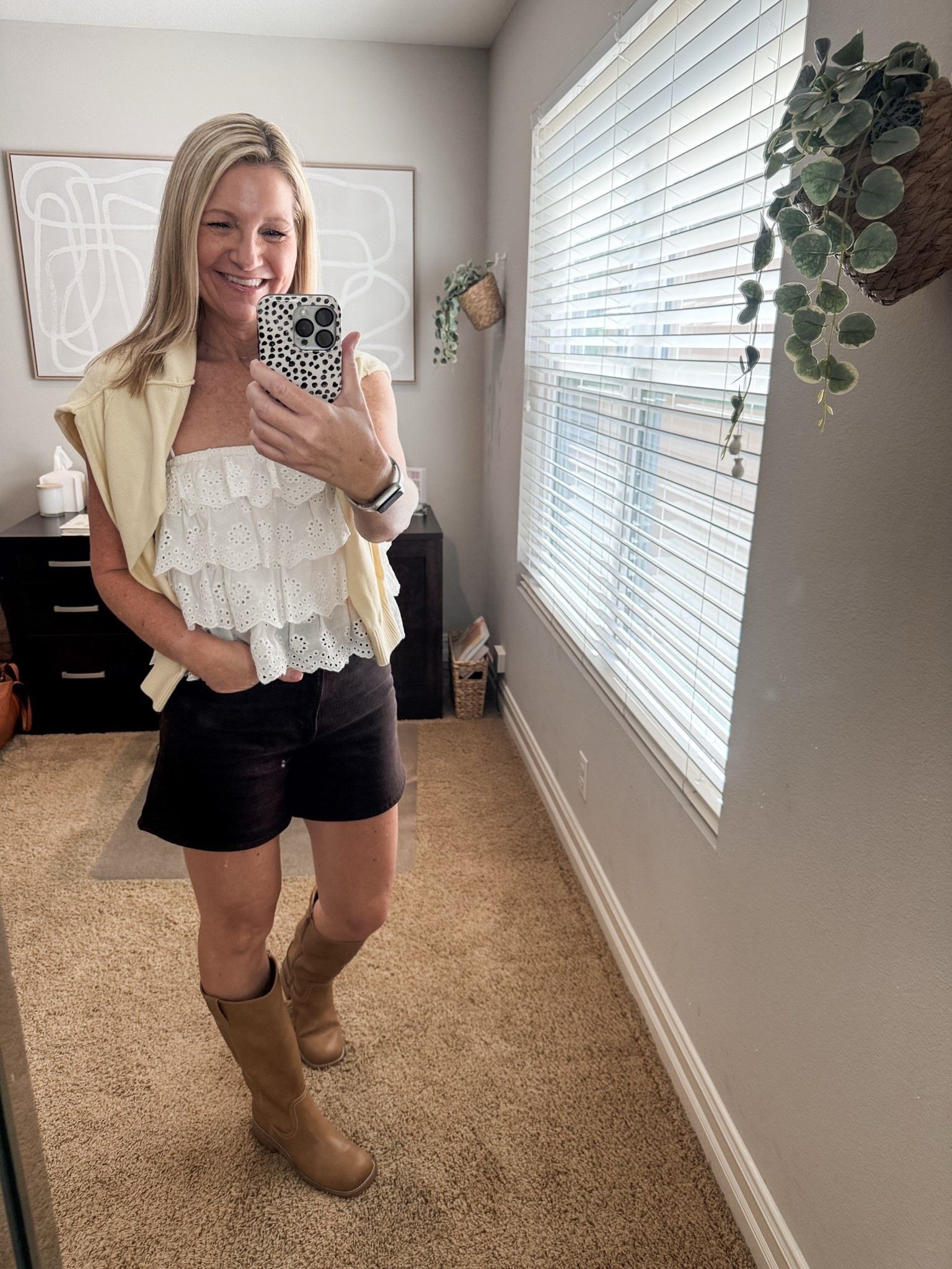 The calendar says Fall but it’s definitely still shorts weather. I own these high rise Dad shorts in multiple washes so it only made sense to grab the black. 

My boots are Target and my top is an old one but I linked another option.

#LTKOver40 #LTKSeasonal