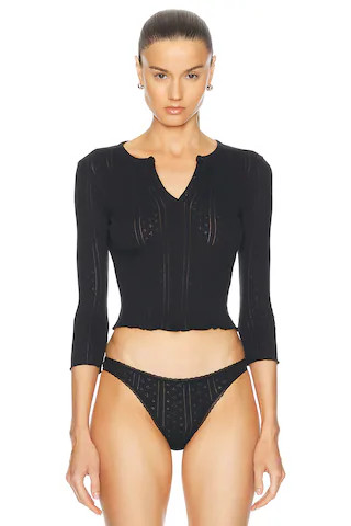 The Baby Henley Top | FWRD 