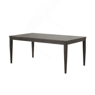 Modern Dark Walnut Rubber Wood 1Pc Table Dining Room Furniture Dining Table | Wayfair North America