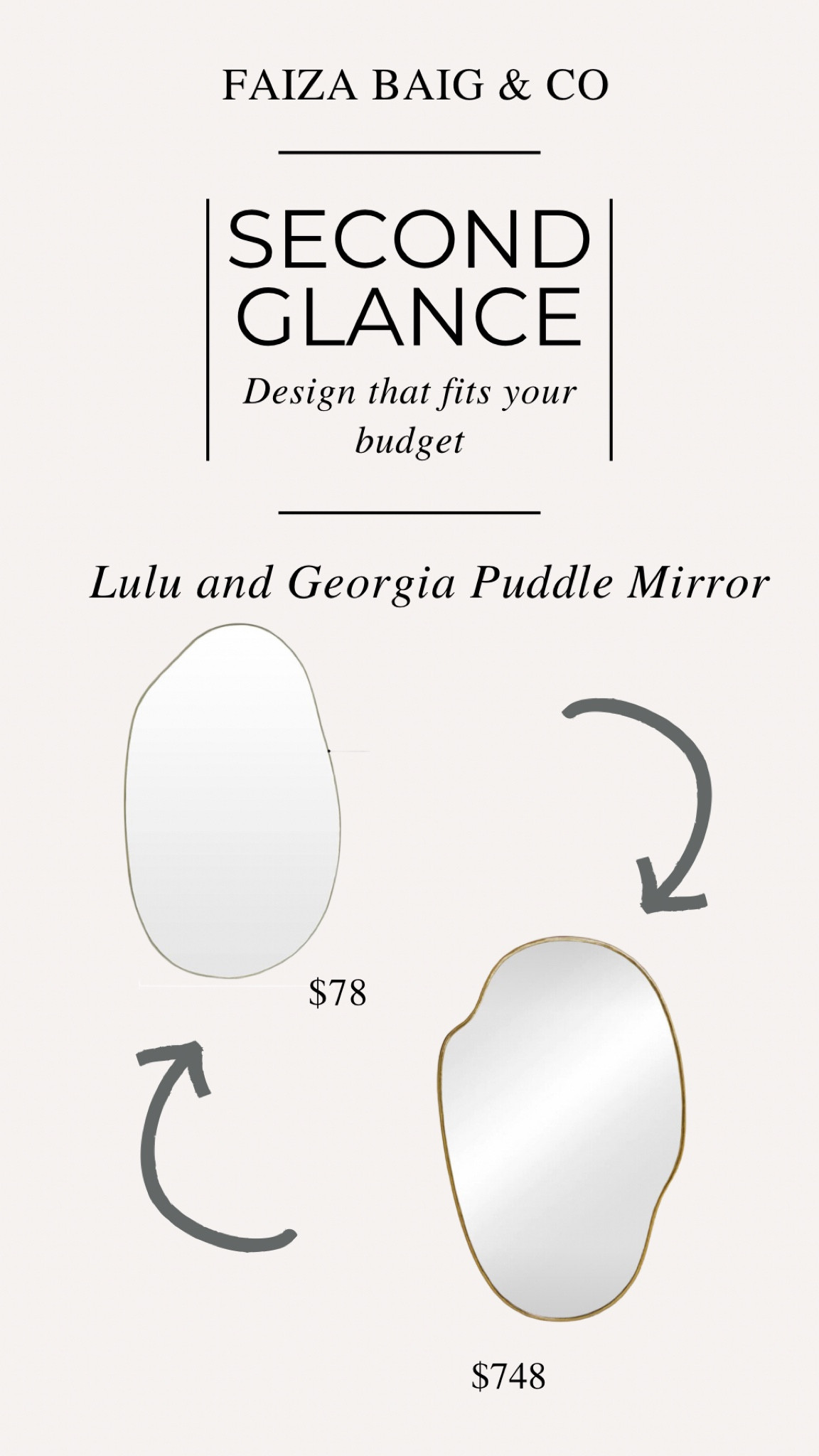Second glance: Lulu and Georgia puddle mirror dupe

#LTKU #LTKMostLoved #LTKhome