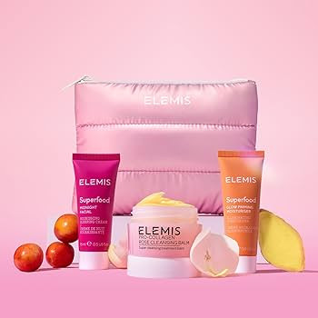 ELEMIS Way to Glow Exclusive Skincare Kit($70 Value) - Travel Set with Travel-Size Rose Cleansing... | Amazon (US)