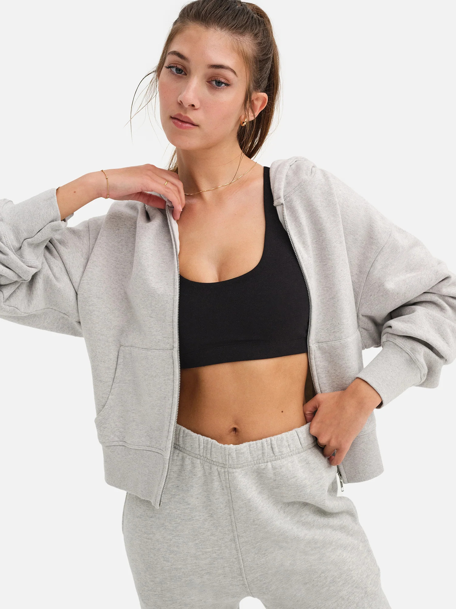 Organic Fleece Zip Hoodie | MATE The Label