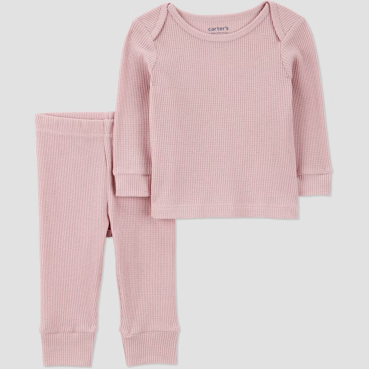 Carter's Just One You® Baby Girls' Thermal Sweatshirt and Jogger Pants Set - Pink | Target