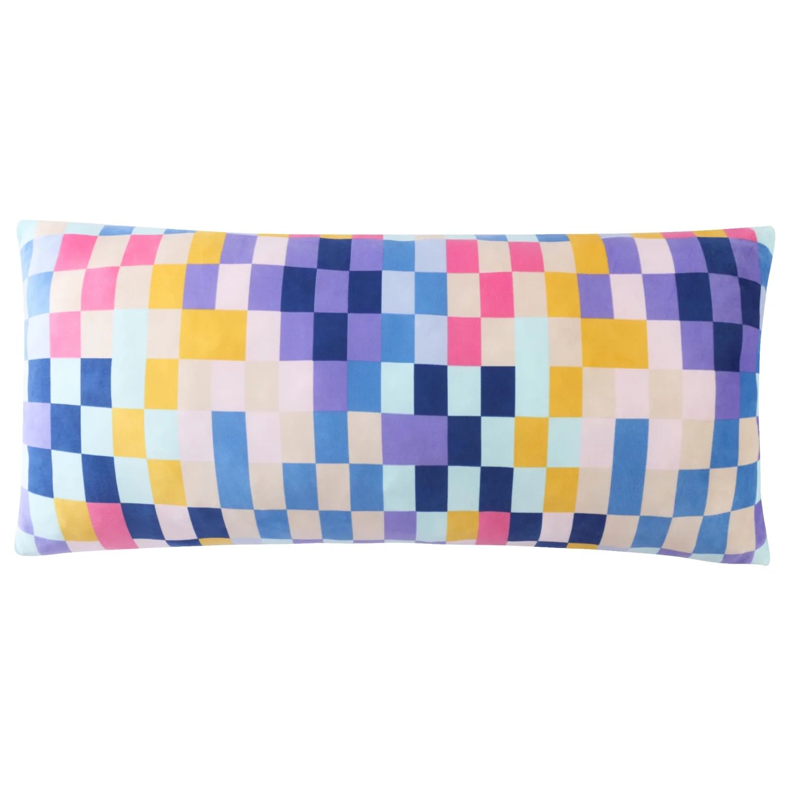 Urban Shop 20" x 48" Body Pillow, Multicolor Check | Walmart (US)