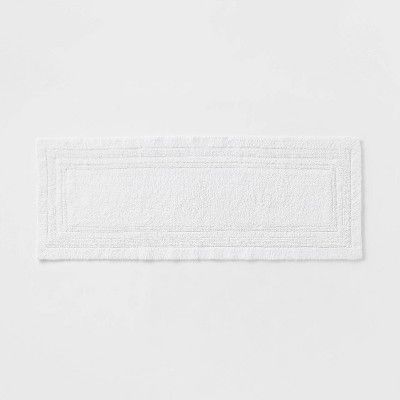 22&#34;x60&#34; Performance Cotton Reversible Bath Runner White - Threshold&#8482; | Target