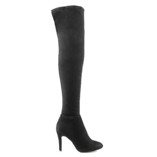 Hawthorns Black Over The Knee Boot | Daniel Footwear Global