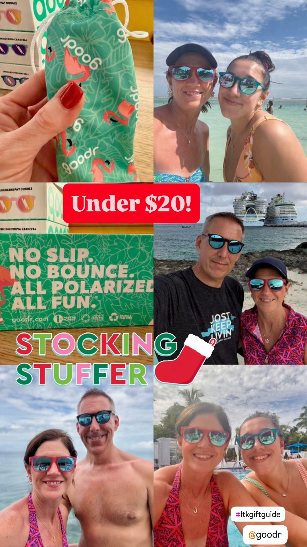 Stocking Stuffer

Under $20!!! 

We love our Goodr sunglasses! Perfect sunglasses to use for travel! Non slip, non bounce polarized glasses. 

#LTKCyberWeek #LTKHoliday #LTKFamily #LTKBeauty #LTKFindsUnder50

sunglasses, Goodr, gift idea, gift for her, gift for him, stocking stuffer, durable sunglasses, non bounce sunglasses, non slip sunglasses, under $20, 



#LTKSaleAlert #LTKGiftGuide #LTKU