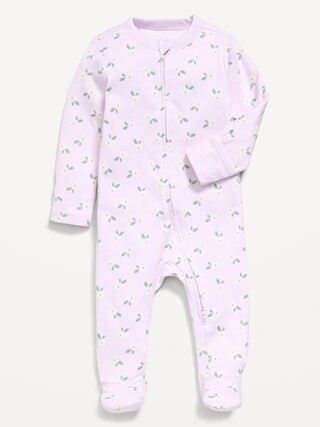 2-Way-Zip Sleep & Play Footed One-Piece for Baby | Old Navy (US)