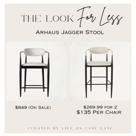 Arhaus Jagger stool, counter stool, barstool, Arhaus dupe 

#LTKhome