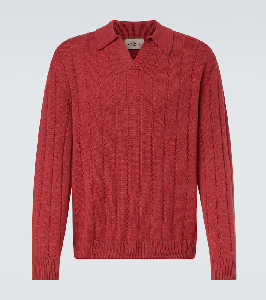 Le Kasha Sitia cashmere polo sweater | Mytheresa (US/CA)