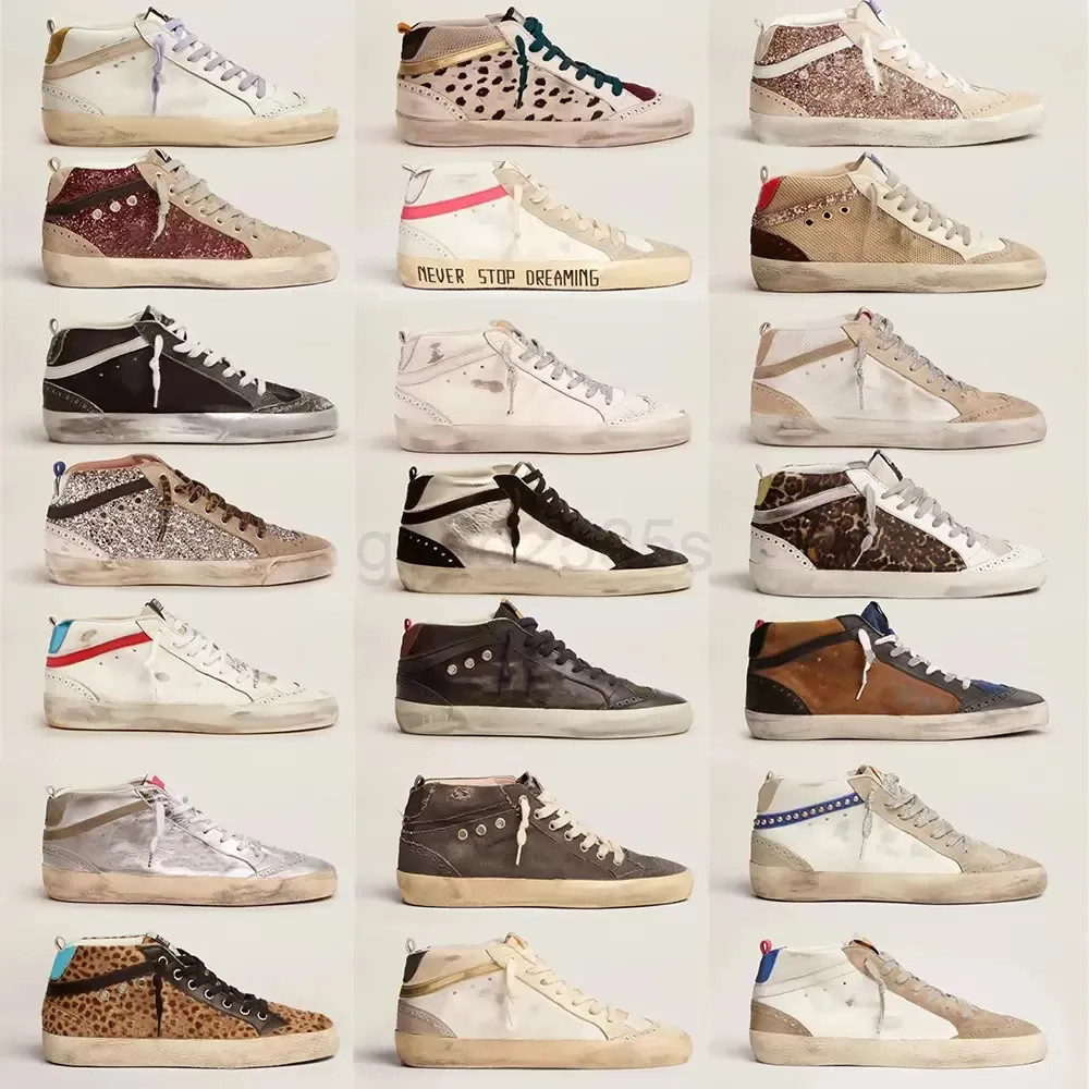 Designer#Golden#goose#Sneakers Shoes men Golden Mid Slide Star High-top Sneakers Women Shoes fash... | DHGate