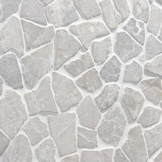Ivy Hill Tile Countryside Gray 4 in. x 6 in. Tumbled Mosaic Floor and Wall Tile Sample EXT3RD1050... | The Home Depot