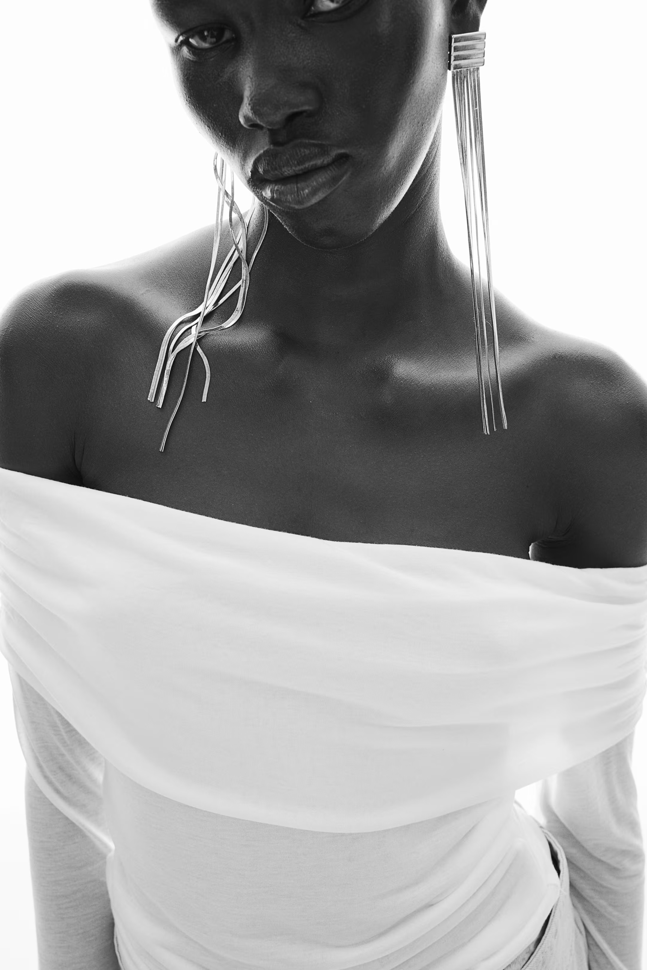 Sheer Off-the-shoulder Top | H&M (US + CA)