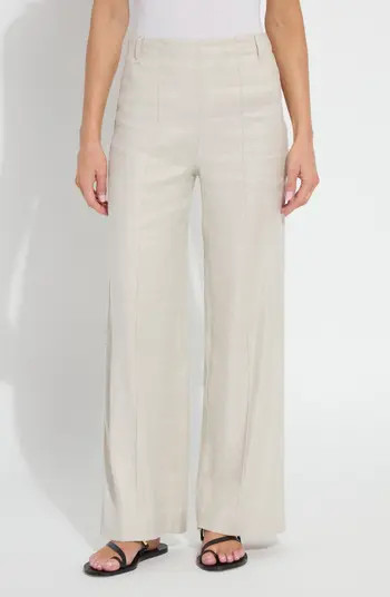Lysse Gabriela High Waist Linen Blend Pants | Nordstrom | Nordstrom