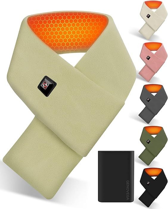 Women Men Heated Scarf Rechargeable Heating Neck Warmer 2024 Women Christmas Birthday Gift Ideas,... | Amazon (US)