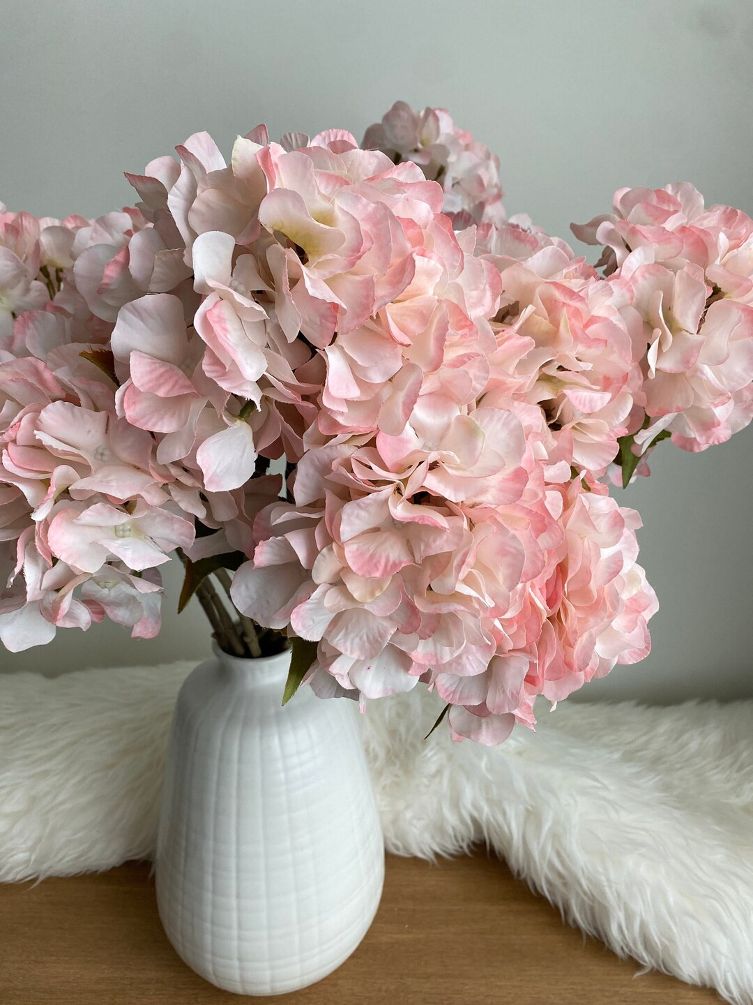 Artificial Hydrangea Flower Stem - Faux Flower / DIY Floral / Wedding / Home Decoration / Gifts /... | Etsy (US)