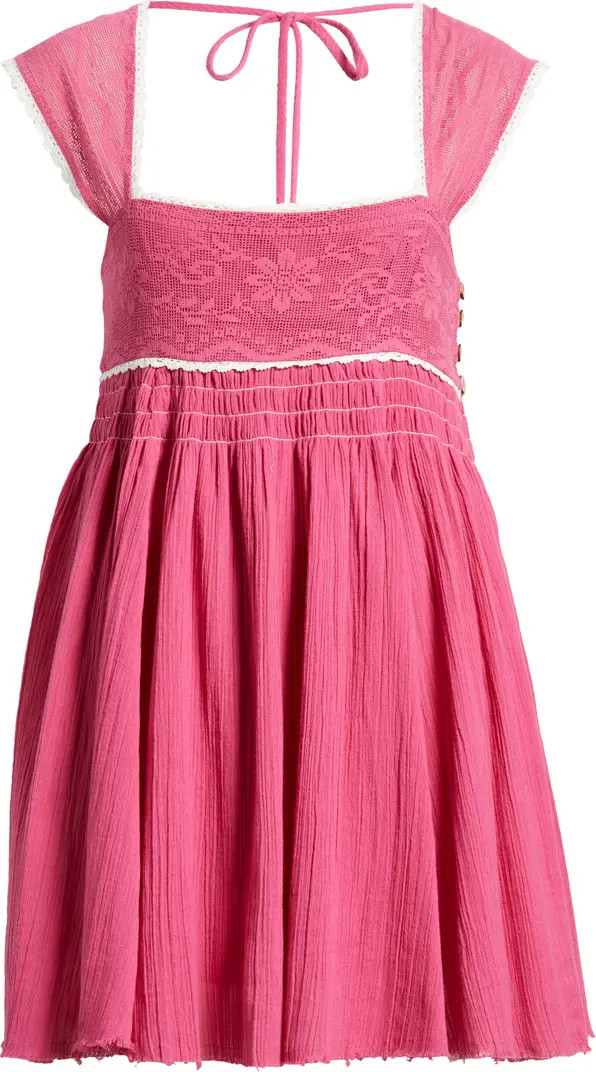 Heartland Embroidered Bodice Cotton Minidress | Nordstrom Rack