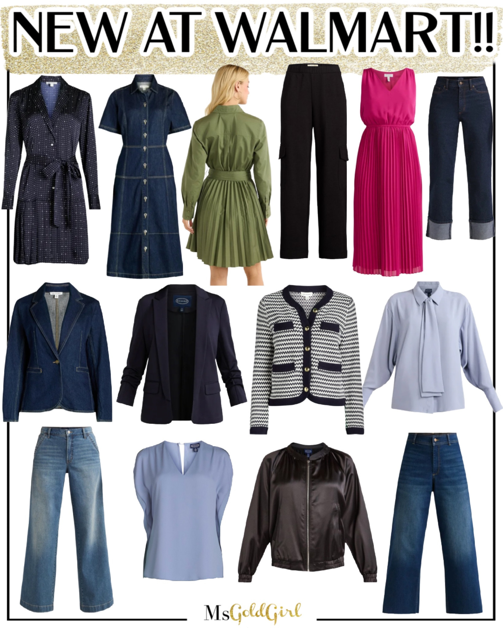 #walmartpartner Walmart seems to be staggering out their fall releases over a few weeks, and a bunch more just came out! I've ordered everything shown above from @walmartfashion and the pieces should be here over the next couple of days. I will share-either in Instagram stories and/or in a YT Short as fast as I can, but I don't want you to miss out on getting these ordered before they sell out! I'm MOST excited about the scuba knit blazer that they're FINALLY releasing in navy!! YAY!!!! I ordered everything in a size XS or size 2 (for jeans). 

#falloutfits #walmartfashion #walmarthaul #widecuffjeans #scubaknit 

#LTKFindsUnder50 #LTKWorkwear #LTKOver40