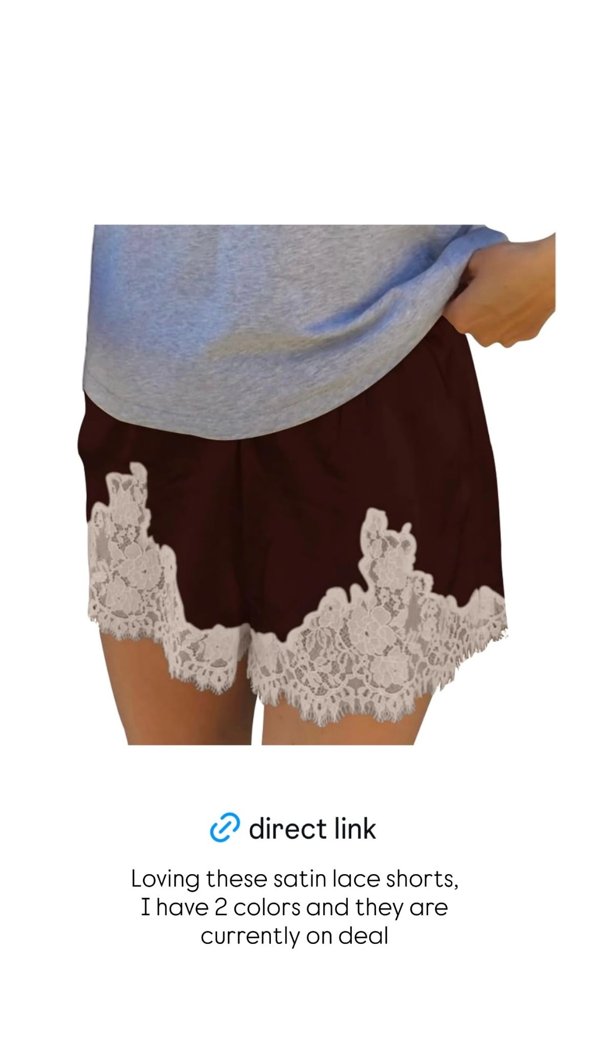 Loving these satin lace shorts, I have 2 colors and they are currently on deal

#LTKOver40 #LTKSeasonal