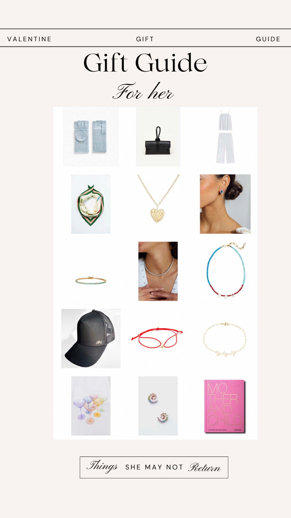 Flowers are the best, but a thoughtful gift means even more! I created a Valentine’s gift guide for what girls may actually want for Valentine’s Day (and maybe she won’t even return it!).❤️💕 #valentinesgiftguide #giftsforher

#LTKfamily #LTKGiftGuide #LTKstyletip