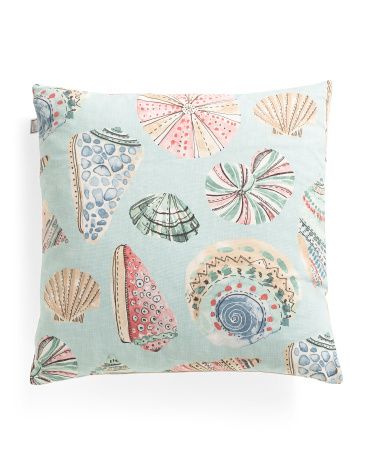 Made In Usa 22x22 Seashell Down Filled Pillow | TJ Maxx