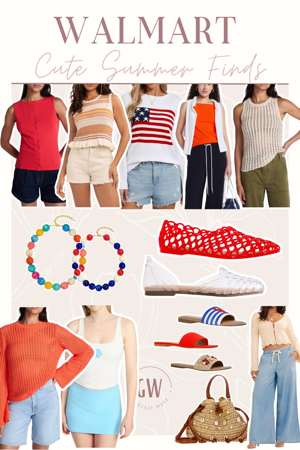 Cute summer finds from Walmart ☀️✨ These pieces are giving effortless summer style without spending a ton! 

 #LTKootd #LTKmomlife #LTKPetite