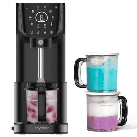 Ice Cream Maker, 11-in-1 Frozen Treat Maker for Gelato, Sorbet, Milkshakes, Mix-ins, 3 pcs 19oz Pints, Brushless Motor, Ice Cream Recipes | Walmart (US)