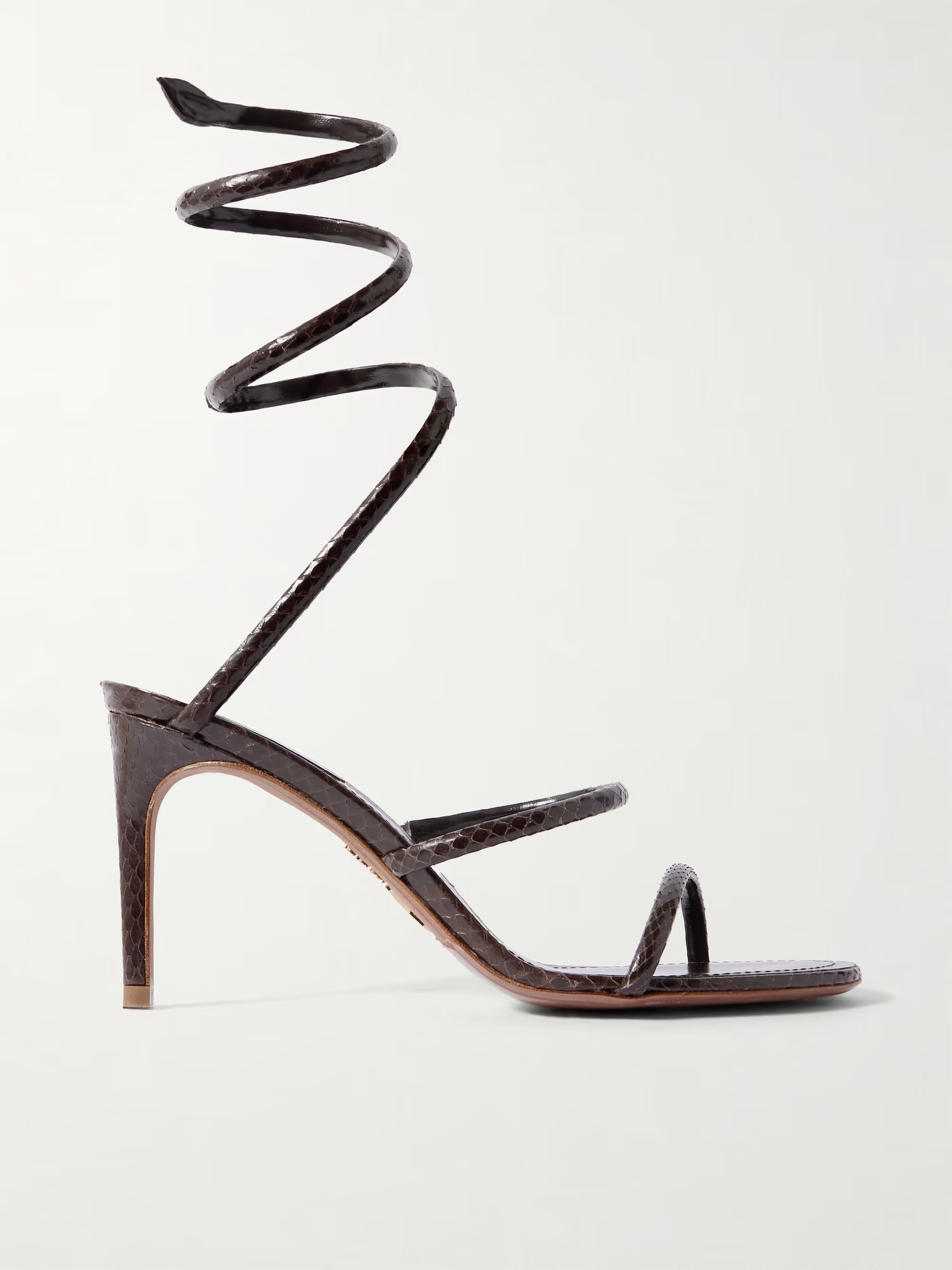Cleo snake leather sandals | NET-A-PORTER (UK & EU)