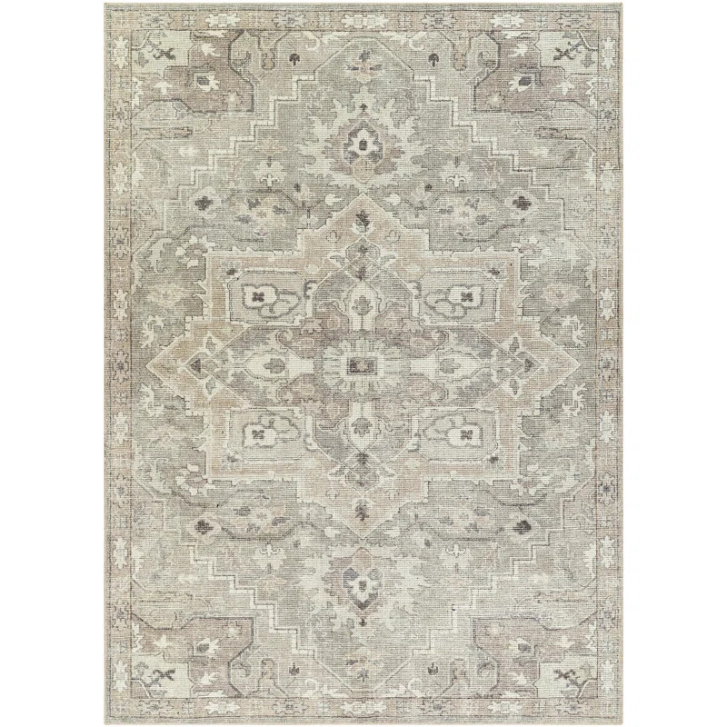 Becki Owens x Surya Elle Oriental Light Gray/Beige Area Rug | Wayfair North America