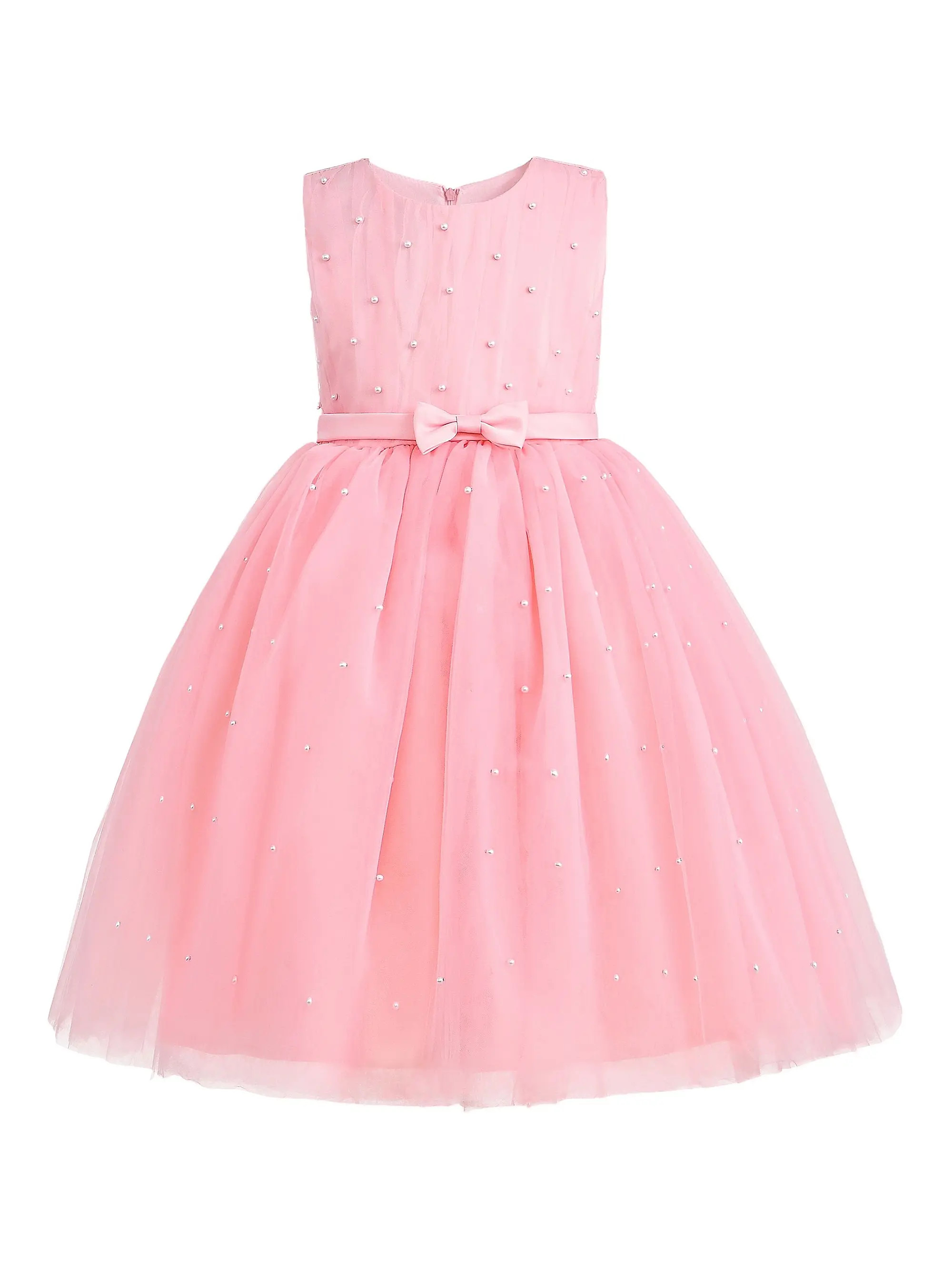 Baby Girl's, Little Girl's & Girl's Pearl Bow Tulle Dress | Saks Fifth Avenue