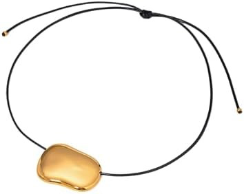 Adjustable Stone Pebble Necklace – Statement & Everyday Wear | Amazon (US)